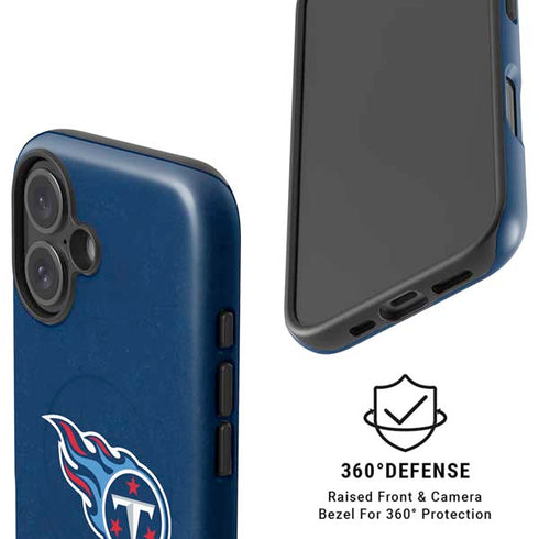 NFL Tennessee Titans Distressed iPhone 16 Plus Magsafe Impact Case